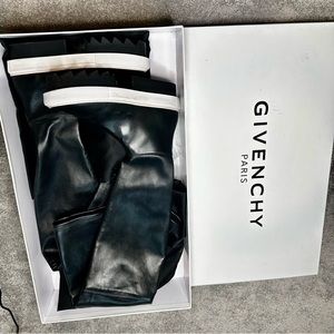 Givenchy Over the Knee Leather Sock platform boot